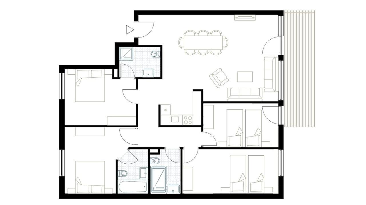 Alpsrental Apartments Freja Обертауерн Екстериор снимка